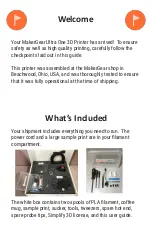 Preview for 2 page of MAKERGEAR Ultra One User Manual