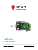 Preview for 1 page of Makers Making Change LipSync Startup Manual