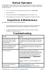 Preview for 13 page of MAKESafe Tools PTB-V120-P1 User Manual