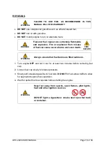 Preview for 19 page of MAKINEX DPC-2200 Operator'S Manual