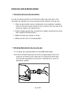 Предварительный просмотр 19 страницы MAKINEX DPW-2500 Operator'S Manual