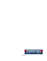 Предварительный просмотр 56 страницы MAKINEX DPW-2500 Operator'S Manual