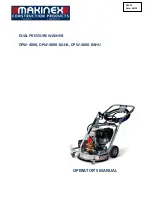 MAKINEX DPW-4000 Operator'S Manual preview