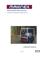 Preview for 1 page of MAKINEX GEN-16P-US-208 Operator'S Manual