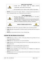 Preview for 6 page of MAKINEX GEN-23P-AU Operator'S Manual