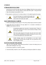 Preview for 18 page of MAKINEX GEN-23P-AU Operator'S Manual