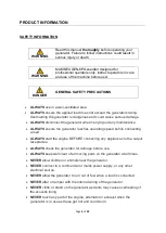 Предварительный просмотр 5 страницы MAKINEX GEN-6P Operator'S Manual