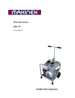 Preview for 1 page of MAKINEX GEN-7P Operator'S Manual