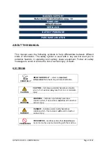 Preview for 4 page of MAKINEX GEN-9P-US-240 Operator'S Manual