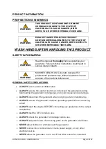 Preview for 5 page of MAKINEX GEN-9P-US-240 Operator'S Manual