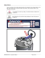 Предварительный просмотр 5 страницы MAKINEX MS-100 Operator'S Manual