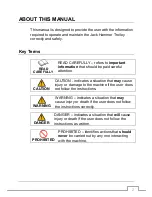 Предварительный просмотр 3 страницы MAKINEX TE1000-AVR Operator'S Manual