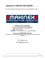 Preview for 30 page of MAKINEX TE1000-AVR Operator'S Manual