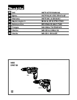 Preview for 1 page of Makita 0088381001243 Instruction Manual