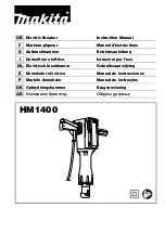 Preview for 1 page of Makita 0088381003865 Instruction Manual