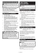 Preview for 5 page of Makita 0088381015448 Instruction Manual