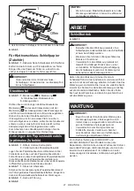 Preview for 21 page of Makita 0088381015486 Instruction Manual