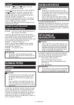 Preview for 25 page of Makita 0088381015486 Instruction Manual