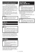 Preview for 28 page of Makita 0088381015486 Instruction Manual