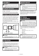 Предварительный просмотр 6 страницы Makita 0088381034579 Instruction Manual