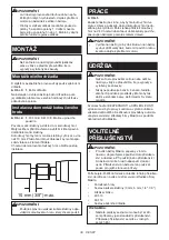 Предварительный просмотр 39 страницы Makita 0088381034579 Instruction Manual