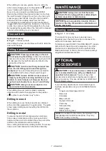 Preview for 7 page of Makita 0088381043243 Instruction Manual