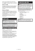 Preview for 17 page of Makita 0088381043243 Instruction Manual