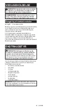 Preview for 42 page of Makita 0088381043243 Instruction Manual