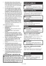 Предварительный просмотр 46 страницы Makita 0088381056519 Instruction Manual