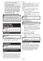 Preview for 5 page of Makita 0088381081719 Instruction Manual