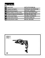 Preview for 1 page of Makita 0088381084901 Instruction Manual
