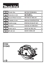 Предварительный просмотр 1 страницы Makita 0088381090315 Instruction Manual