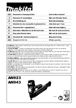 Предварительный просмотр 1 страницы Makita 0088381090490 Instruction Manual