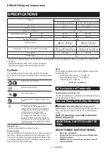 Preview for 8 page of Makita 0088381099066 Instruction Manual