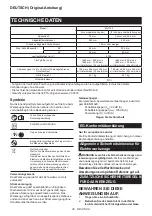 Preview for 36 page of Makita 0088381099066 Instruction Manual