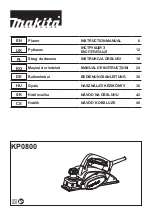 Preview for 1 page of Makita 0088381603928 Manual