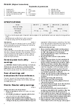 Предварительный просмотр 4 страницы Makita 0088381604628 Instruction Manual