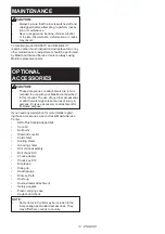 Preview for 13 page of Makita 0088381606486 Instruction Manual