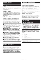 Preview for 5 page of Makita 0088381611817 Instruction Manual