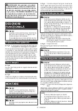 Preview for 23 page of Makita 0088381615860 Instruction Manual