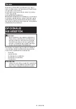 Preview for 35 page of Makita 0088381615860 Instruction Manual