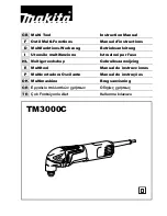 Preview for 1 page of Makita 0088381632249 Instruction Manual