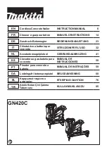 Preview for 1 page of Makita 0088381635868 Instruction Manual