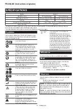 Preview for 14 page of Makita 0088381635868 Instruction Manual