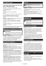 Preview for 56 page of Makita 0088381635868 Instruction Manual