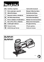 Preview for 1 page of Makita 0088381650861 Instruction Manual
