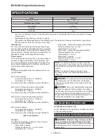 Preview for 4 page of Makita 0088381651080 Instruction Manual