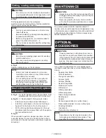 Preview for 7 page of Makita 0088381651080 Instruction Manual