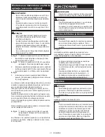 Preview for 21 page of Makita 0088381651080 Instruction Manual