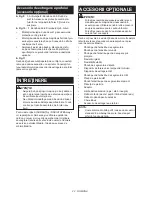 Preview for 22 page of Makita 0088381651080 Instruction Manual